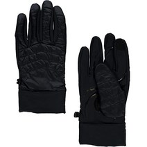Spyder Active Sports 남성용 글리세이드 하이브리드 장갑 블랙 스몰 113675, BLACK