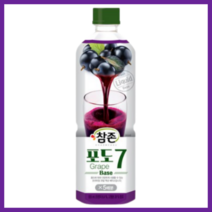 참존식품 포도7베이스 835ml, 6개