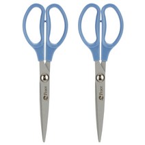 평화 불소코팅 크린가위 대, 혼합 색상, 2개입