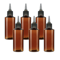 병도매닷컴 갈색 투명 뾰족 검정마개 공병 AC100, 100ml, 30개입