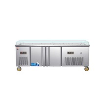 해산물 육류 업소용 냉장고 냉동고 마트 디피용 야채, 상단 냉장 하단 동결 공식 규격 200x
