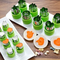 베이킹 쿠키틀 야채모양틀 쿠키커터 도시락만들기, 야채모양틀12P