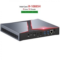 Chatreey-G1 미니 pc 인텔 코어 i5 i7 i9 6 코어 Nvidia GTX1650TI 4G 그래픽 윈도우즈 11 리눅스 게임용 데스크탑 컴퓨터 DDR4, i7 10875H GTX1650Ti, AU, 16G Ram 512G SSD