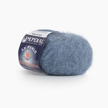 쎄비 몬디알 키드 모헤어실 20g 1볼 슈퍼키드모헤어 합사용의류실, 147.흐린 하늘, 196m, 1개