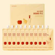 하이바이 유기농 ABC 주스 사과 당근 비트 100% NFC 착즙 원액 유산균 주스, 10개, 200ml, 1박스