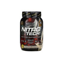 머슬테크 Nitro-Tech Whey Isolate + Lean Muscle Builder Protein Powders, MSC70326, Strawberry_2.2 lb