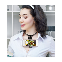 스마트폰 목 고정 거치대 유튜브 고프로 손목보호, 스마트폰1인칭거치대