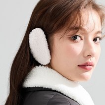 구우스 추운 한겨울 하나도 안춥귀 따뜻한 분리형 귀마개, 고급형, L, 화이트