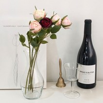 캐비지 자나장미 조화 데이비드오스틴로즈 산소 실크플라워 미니 꽃 고속터미널, 연핑크