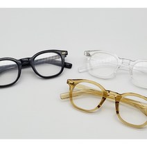 (테만구매)투명 안경테 남자 여자 투명테 검정 뿔테 얼굴에 맞는 블루라이트 자외선 차단 안경
