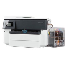 HP 오피스젯 프로 7740 무한잉크 프린터 A3 팩스 복합기 팩2400ml 무칩