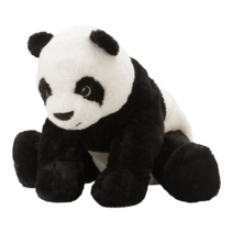 이케아 KRAMIG 크라미그 판다 봉제인형, 화이트/블랙 102.213.17