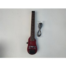 미니 기타 여행용 기타 헤드리스 일렉트릭 ash bodyampampamp24 프렛 로즈우드 지판 내츄럴 bj 390, 빨간색