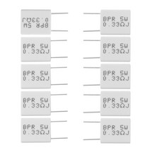 10 PCS 0.33R 5W 5% 시멘트 저항기 0.33R 0.33OHM 비 유도 성 저항 BPR56