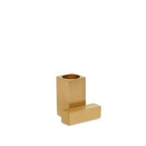 OYOY Square Solid Brass Candleholder, One Size