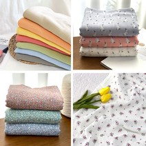 면100% 순면 워싱 이중거즈 요루거즈 천 원단 50종, 24.이중거즈 과일