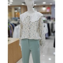 ab.f.z 와이드 카라 플라워 프린팅 블라우스 afqw1b50c