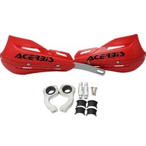 KTM Kayo SX KLX YZ CR RMZ 더트 바이크 인듀로 슈퍼모토 오토바이 핸드 가드 프로텍터 22mm, 02 빨간