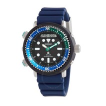 세이코 Seiko Prospex Sea Analog-Digital Black Dial 남성용 WatchSNJ039P1