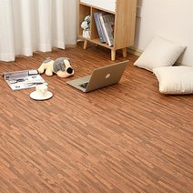나뭇결 모양 바닥 퍼즐 매트 반려동물 층간소음 방지, 월넛