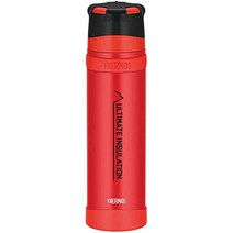 일본수입 보온병 thermos(서모스) 산 전용 스테인리스 900ml ffx-901, 매트 레드 (mtrd)