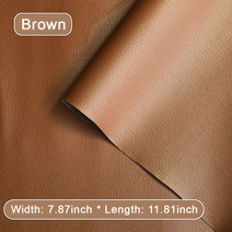 자체 접착 가죽 소파 수리 접착제 자동차 인테리어 가구 테이블 의자 좌석 신발 가방 Diy Pvc, [09] Brown 20 30cm, [01] 1 piece