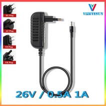 26v 0.5a 진공 청소기 전원 코드 26v 1a 26v 500ma, 유럽 ​​연합