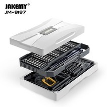 핸드폰 수리 공구 jakemy jm-8187 83 in 1 정밀 마그네틱 스크루 세트