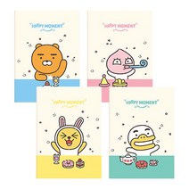 카카오프렌즈 KF 해피모먼트 신학기 무선제본노트 1권, 무지
