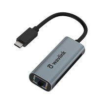 USB C - 2.5G 이더넷 어댑터 WAVLINK USB 타입-C - LAN 네트워크 RJ45 썬더볼트 3 기가비트 이더넷 어댑터 윈도우 7/8/10 및 맥 OSX 10.6과