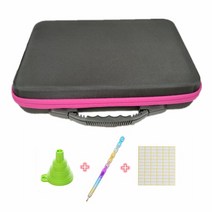 보석십자수 도안3060120 병 비즈 DIY 페인팅 공예 액세서리 키트 다이아몬드 보관, 로즈 레드, 120병으로