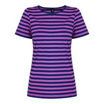 엠바골프 여성 일상 스트라이프 여름 반팔 라운드 M222LTS004