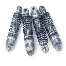 trx4m AXSPEED-Traxxas TRX4M 브론코 디펜더 1/18 RC 크롤러 자동차 모델 업그레이드 부품용 알루미늄 합금 충격 흡수기 댐퍼 4 피스/세트, [02] Grey