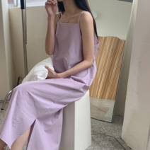 시은씨 투웨이 린넨 민소매 롱원피스