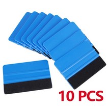 스킨포장기 10/20Pcs 자동 스퀴지 도구 필름 스타일링 비닐 탄소 섬유 창 리무버 청소 워시 자동차 스크레이퍼 펠트 포장, [02] 10pcs
