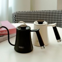 와블리스 커피포트 커피팟 핸드드립 주전자 600ml, 화이트