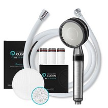 대림바스 디클린 샤워기+리필필터+세라믹볼+샤워호스(화이트) SET, 단품