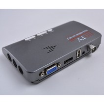 DVB-T2 TV 튜너 수신기 T/T2 박스 VGA CVBS 1080P HDMI 호환 디지털 위성 LCD/CRT 모니터, 한개옵션0