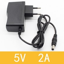 전기 전력공급장비 1pcs 100-240V AC 전원 어댑터 공급 충전기 5V 12V 1A 2A 0.5A EU 플러그 5.5mm x 2.5mm, 5V2A