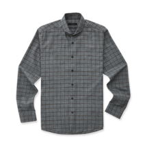 에스티코 그레이 윈도우페인 체크 셔츠_SDSQD11ZCG