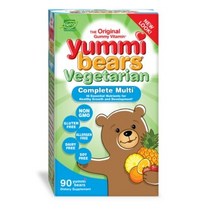 히어로뉴트리셔널프로덕츠 야미 베어 베지테리언 컴플리트 멀티 비타민 구미, 90개입, 3개