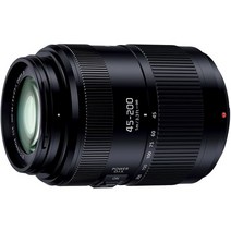 일본직발송 2. 파나소닉 (PANASONIC) 파나소닉 망원 줌 렌즈 마이크로 포서즈용 루믹스 G VARIO 45 200MMF, 렌즈만, One Color, 렌즈만