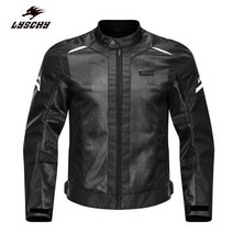 오토바이옷 Lyschy 오토바이 재킷 통기성 가을 방지 오토바이 경주 저지 메쉬 바디, 여성 b 재킷, xxl