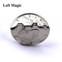 마술도구 매직 찢어진 동전 트릭 환상 및 복원 선물 재미있는 마술 접는 바이트 달러 버전 B1013