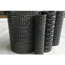 HDPE 투과성 파이프 메쉬 배수로 다발관 도랑 유공관, 블랙 200MM(1미터) / 베어 튜브