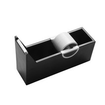 포장실링기 플라스틱 접착 롤러 테이프 홀더 속눈썹 연장 디스펜서 커터 수동 DIY 포장 도구 씰링 기계, [02] Black