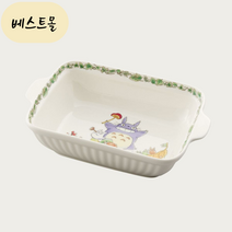 [해외] NORITAKE 노리타케 지브리 이웃집 토토로 24.5cm 그라탕용기 베스트몰 일본직구, 1개