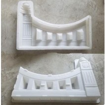 가든 펜스틀 정원 울타리 콘크리트 돌 경계 DIY 장식, B type BL10061
