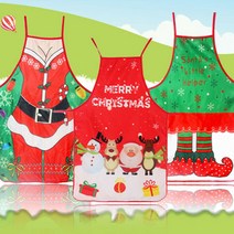 새로운 1Pc 크리스마스 요리사 앞치마 숍 작업복 주방 요리 앞치마 Chtistmas 선물, 03
