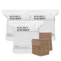 홈트너 주방 뽑아쓰는 일회용 수세미 100매, 3개 (300매)